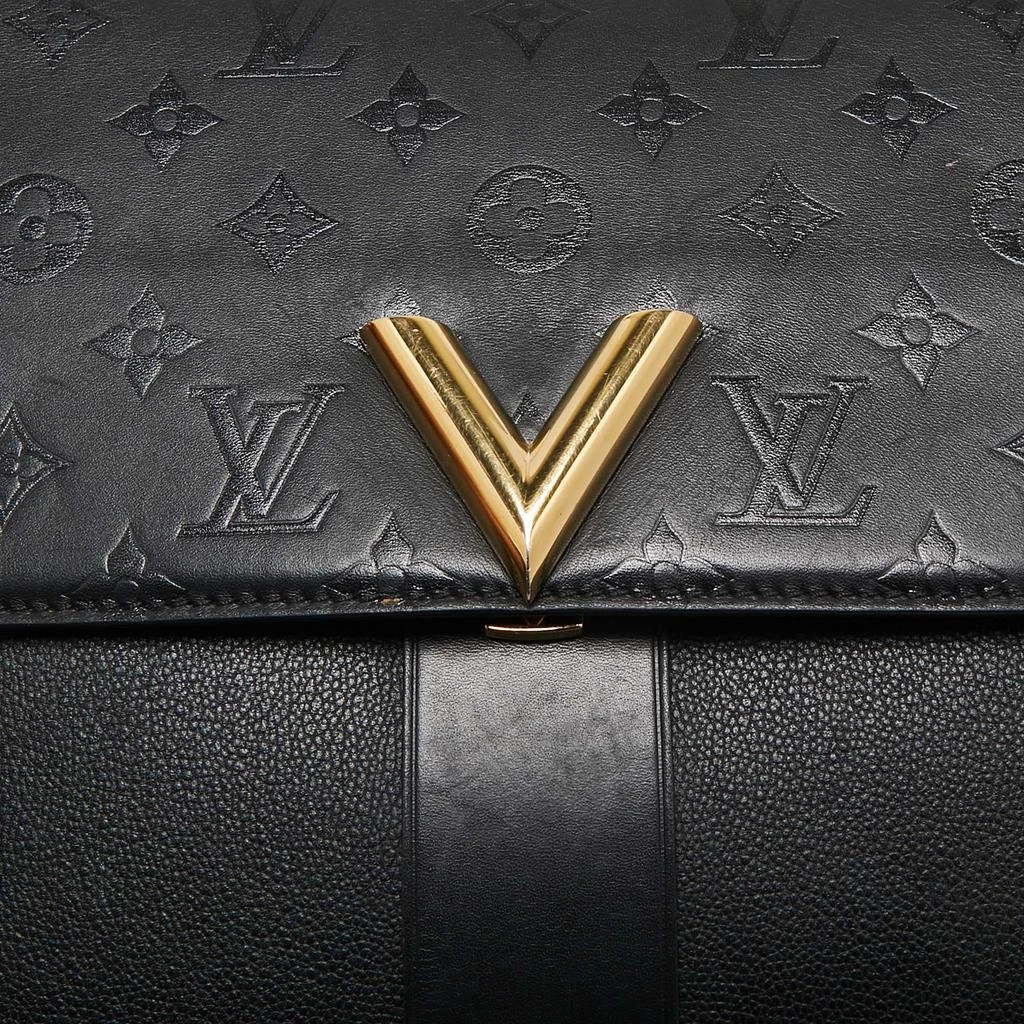 Louis Vuitton Louis Vuitton Black Monogram Leather Very One Handle Bag 5