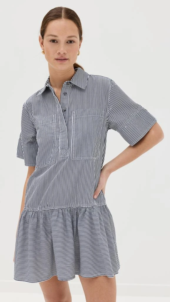 SIMKHAI Cris Short Sleeve Shirtdress 2