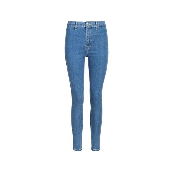 Topshop Cotton-blend slim-fit jeans