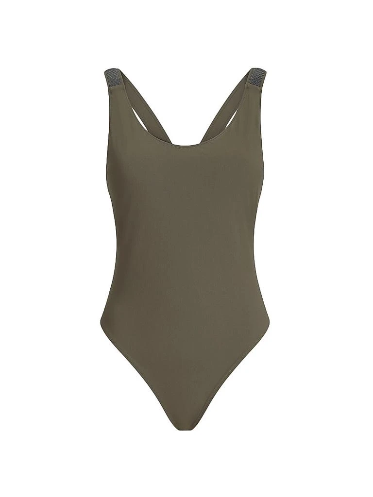 Brunello Cucinelli Techno Jersey Bathing Suit with Precious Details