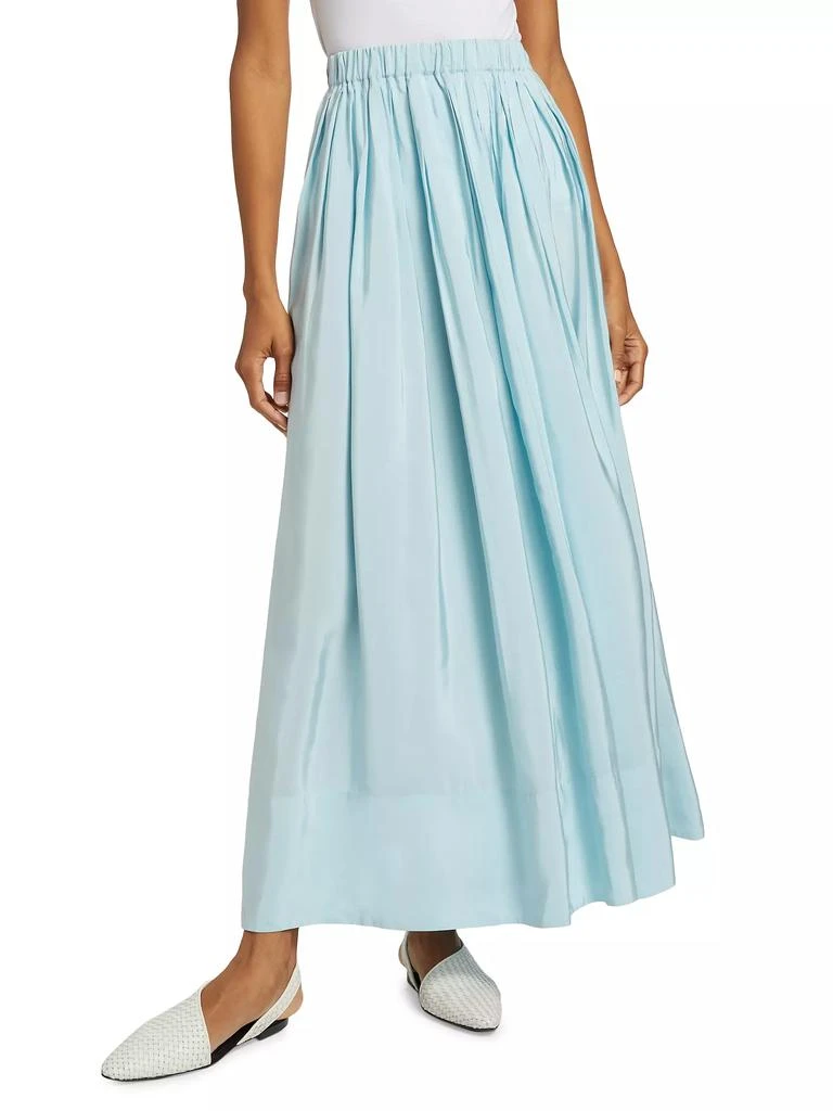 Co Pleated Elasticized Maxi Skirt 3