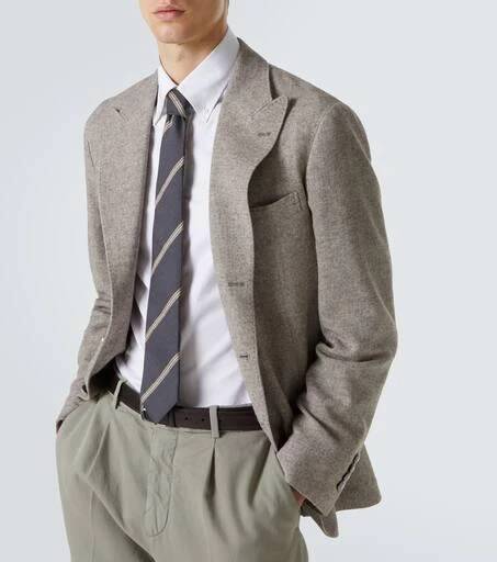 Brunello Cucinelli Striped silk tie 2