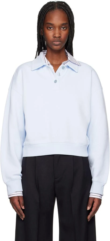 FILIPPA K Blue Sweatshirt Polo 1