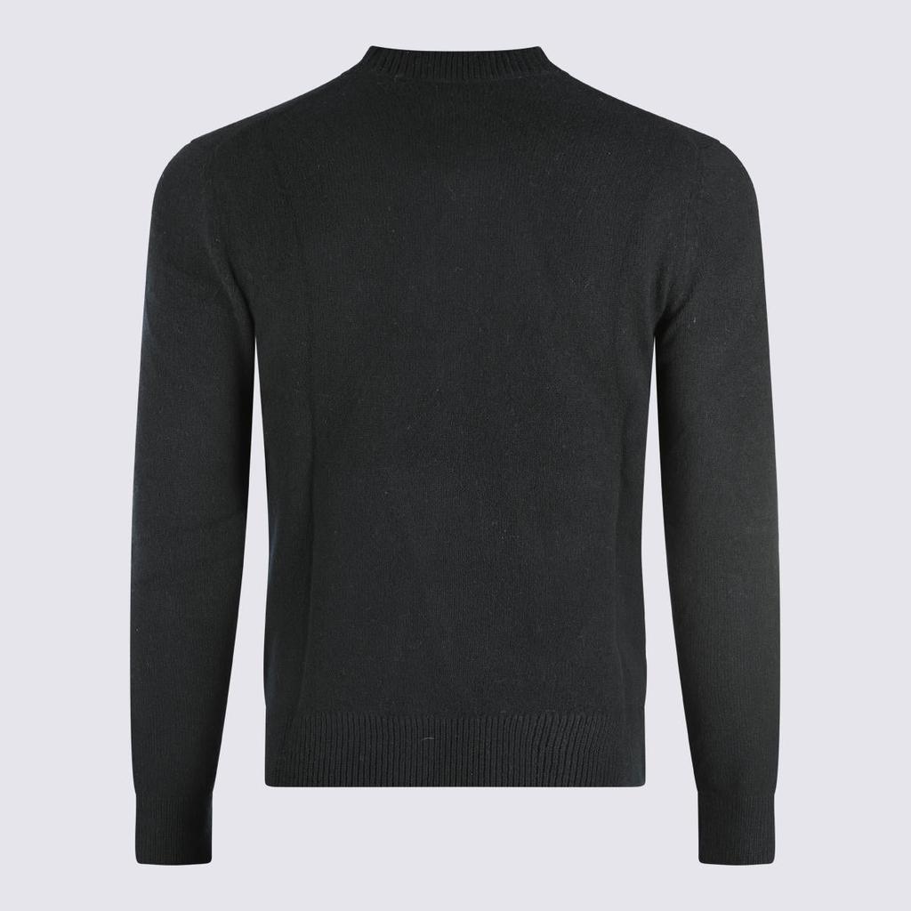 Maison Kitsune Maison Kitsuné Black Wool Knitwear