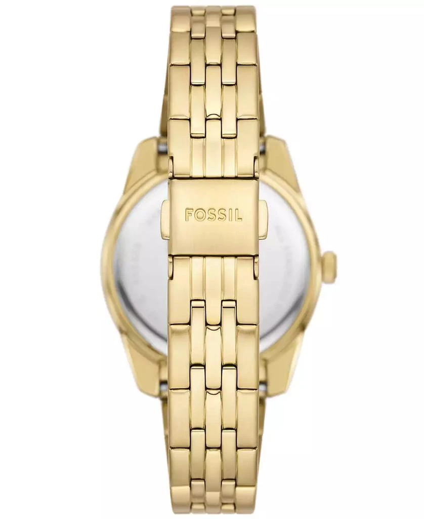 Fossil Women's Scarlette Three-Hand Date Gold-Tone Stainless Steel Watch 32mm 4