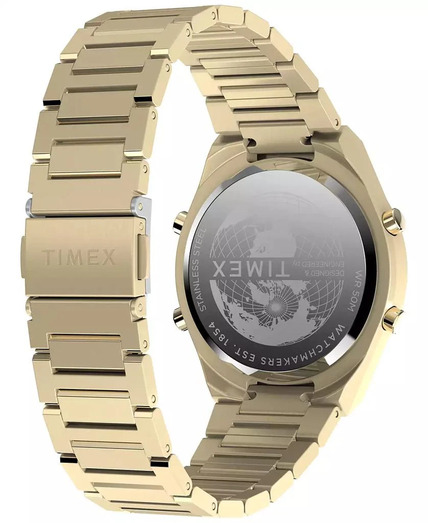 Timex Men's Quartz Digital Gold-Tone Stainless Steel Watch, 39mm 4