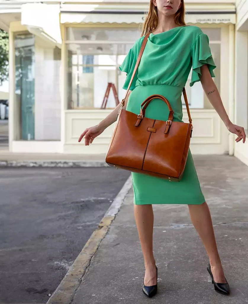 Badgley Mischka Julia Faux Leather Tote 4