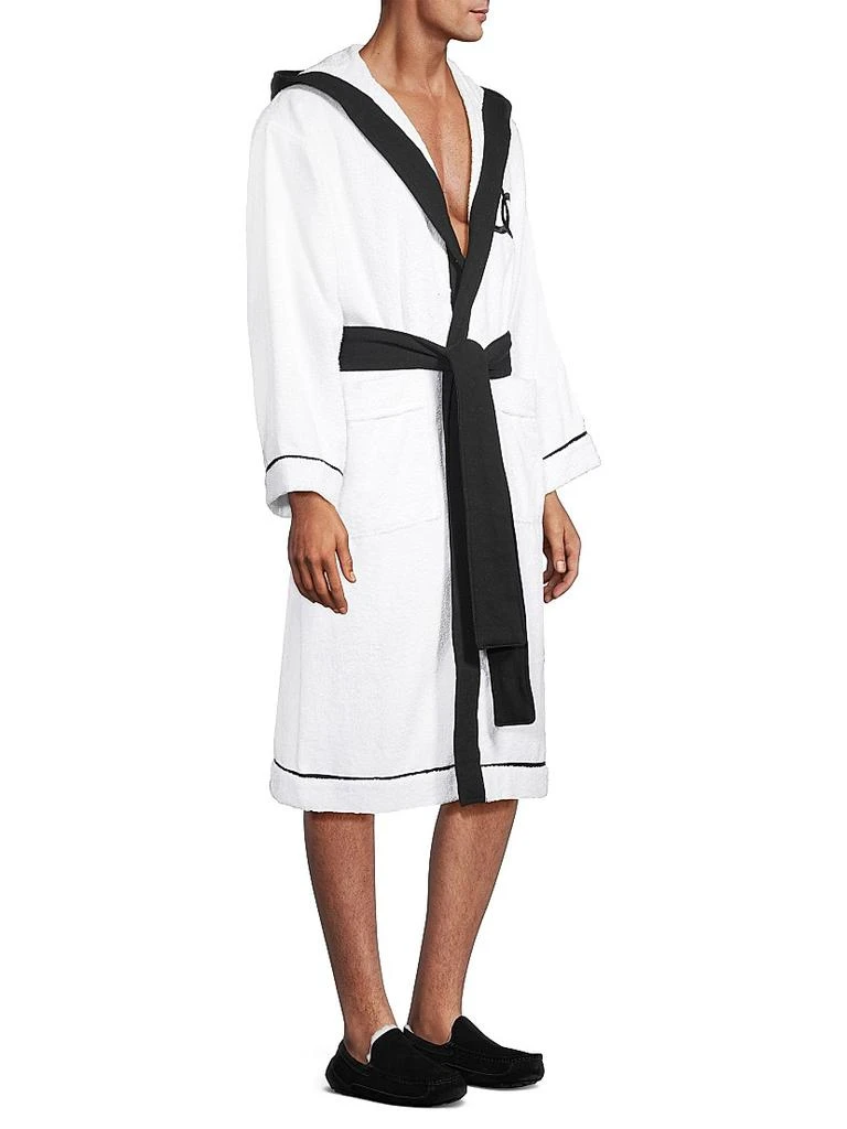 Dolce 
Gabbana Logo Embroidered Bathrobe 4