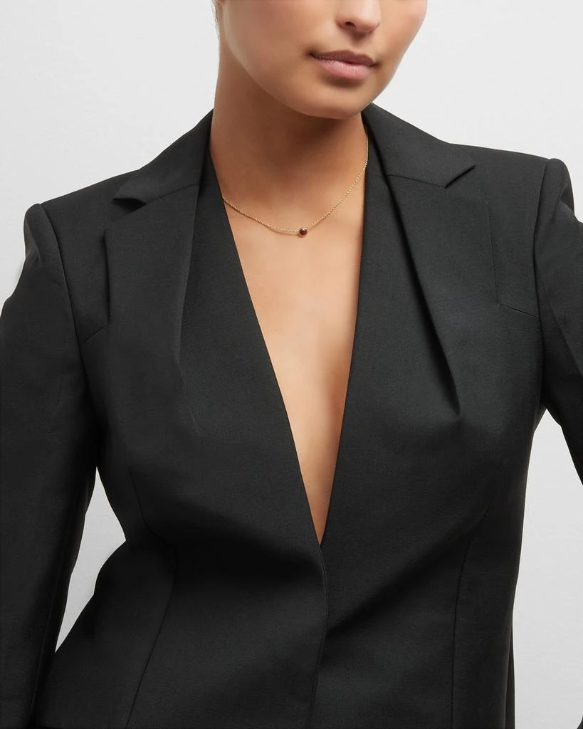 Roberto Coin 18K Yellow Gold Ruby Big Single Station Necklace 5