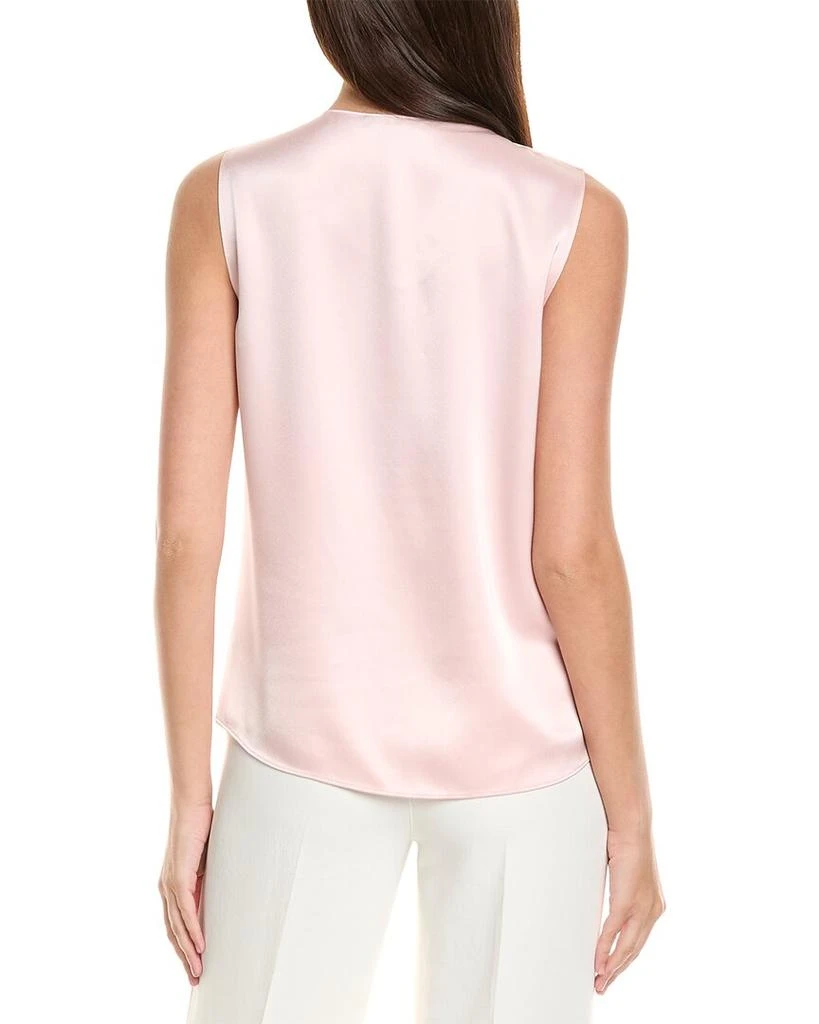 St. John Liquid Satin Cowl Neck Shell 2