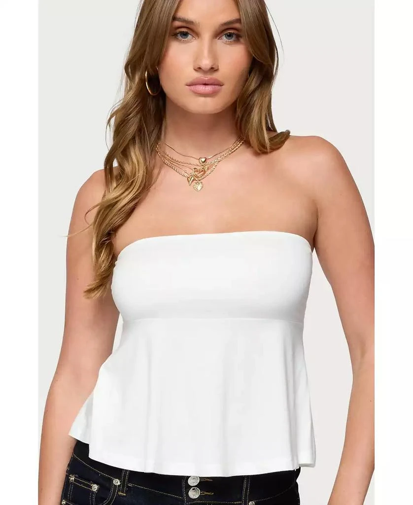 Edikted Women
s Beaux Strapless Babydoll Top