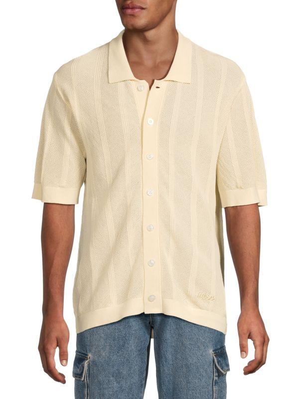 WeSC ​Textured Cotton Button-Front Shirt