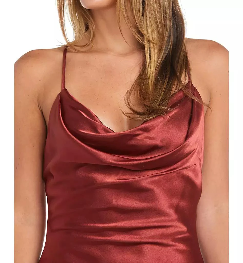 Morgan & Company Juniors' Tie-Back Sleeveless Scoop-Neck Dress 4