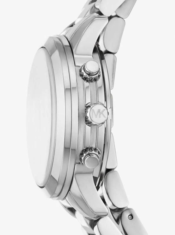 Michael Kors Runway Rhodium-Plated Stainless Steel Triple Wrap Watch 2