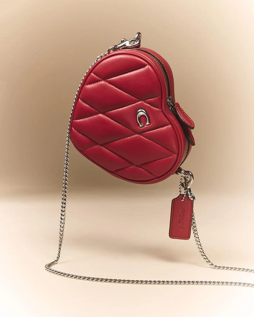 Coach Heart Quilted Pillow Crossbody Bag 2