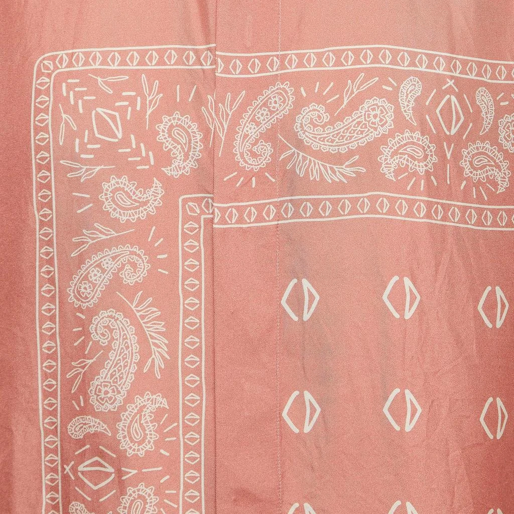 Dior Dior Homme Pink Bandana Print Silk Shirt XS 3
