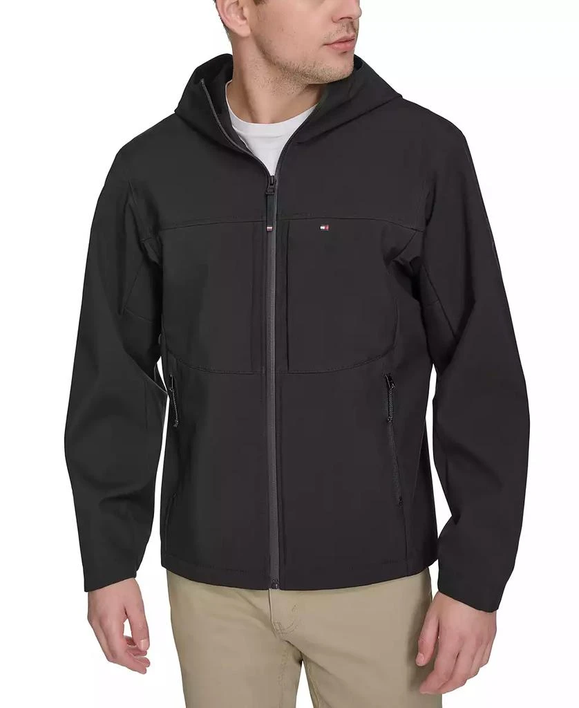 Tommy Hilfiger Men's Softshell Rain Hoodie 1