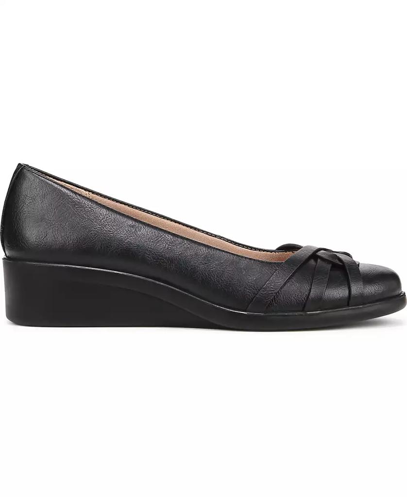 LifeStride Women's Jorie Low Wedge Ballerina Flats