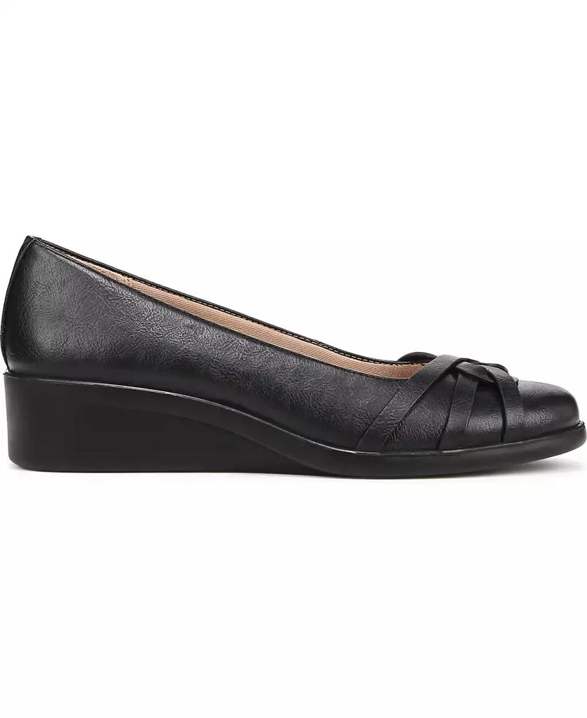 LifeStride Women's Jorie Low Wedge Ballerina Flats 2