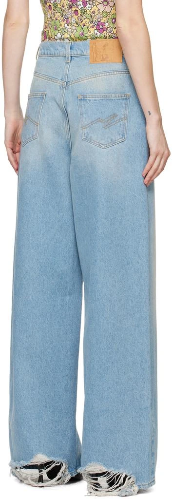 Martine Rose Blue Extended Jeans 3