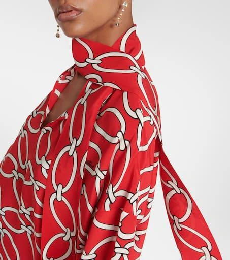 Valentino Chain 1967 silk blouse 4