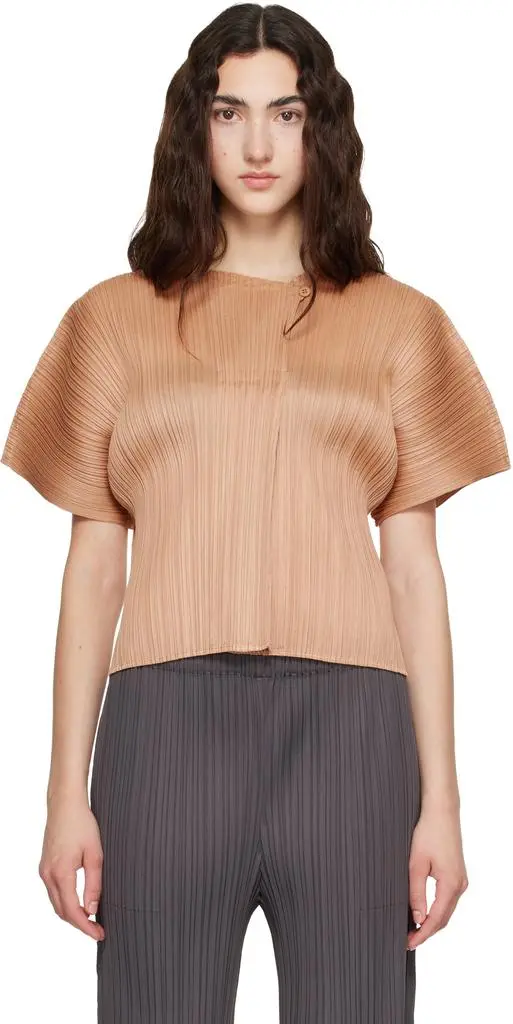 Pleats Please Pink Monthly Colors June Top