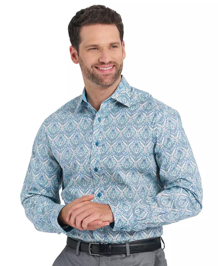 Nick Graham Men's Royal Paisley Dress Shirt