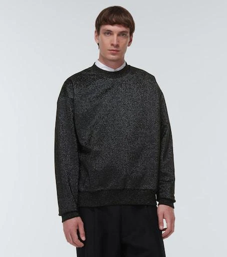 Jil Sander Metallic crewneck sweater 3