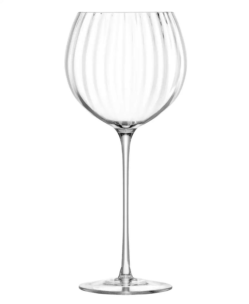 LSA International Aurelia Balloon Glass 19oz Clear Optic x 2