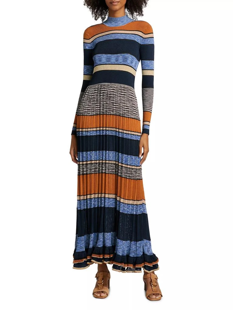 Ulla Johnson Evangeline Striped Knit Maxi-Dress 3
