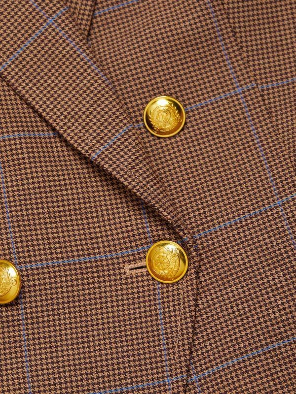 A.L.C. Chelsea Plaid Double-Breasted Blazer 4