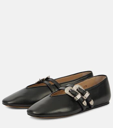 Le Monde beryl Claudia leather ballet flats 5