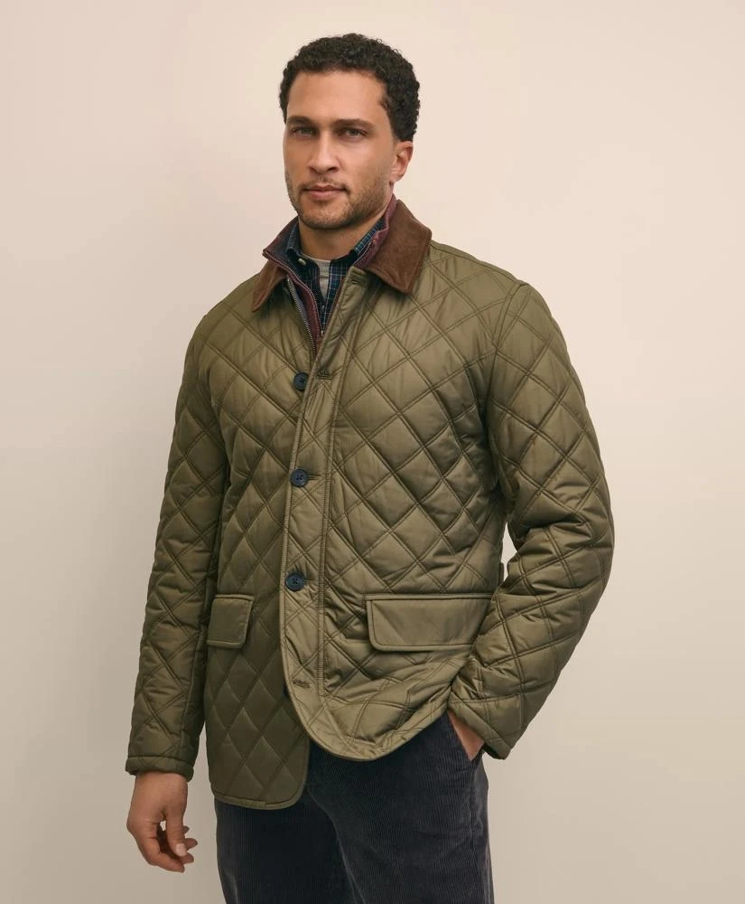 Brooks Brothers Paddock Diamond Quilted Coat 4