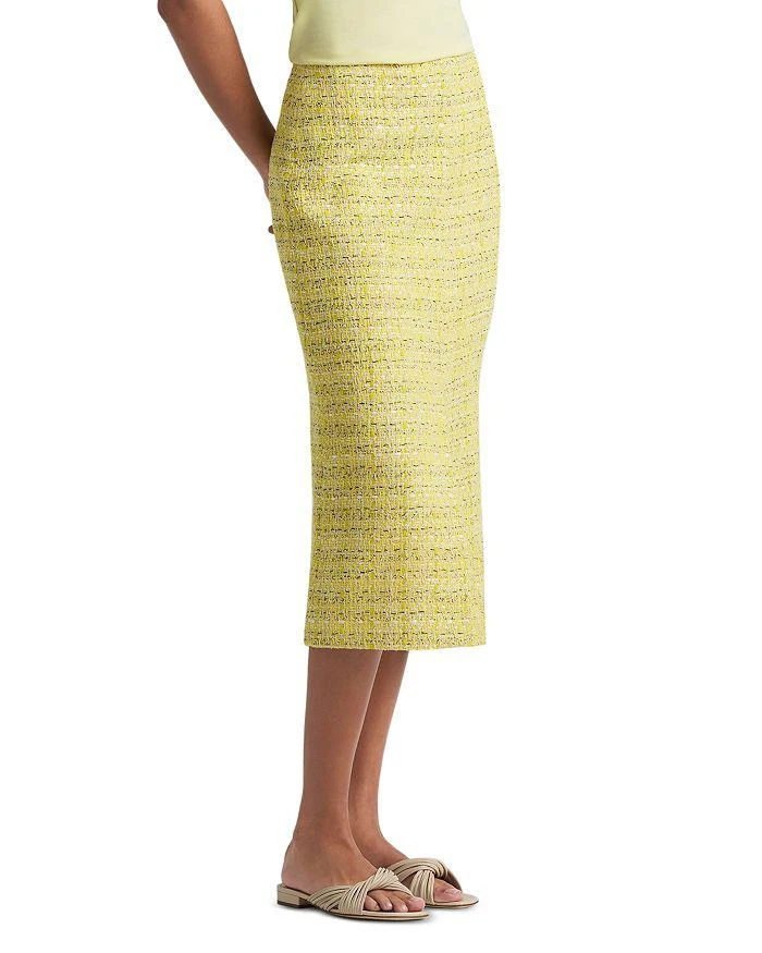 St. John Metallic Tweed Skirt 3