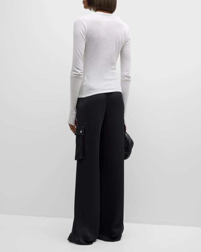 Enza Costa Cashmere Twist Long-Sleeve Top 6