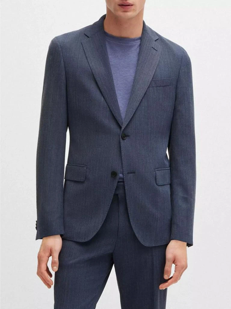 Hugo Boss Slim-Fit Suit in Micro-Patterned Performance Fabric 2