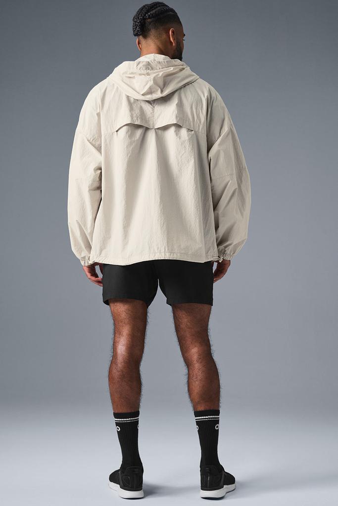 Alo Vantage Nylon Ripstop Track Jacket - Bone