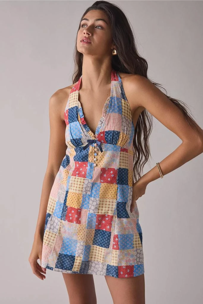 Kimchi Blue Kimchi Blue Charlie Printed Halter Mini Dress 4