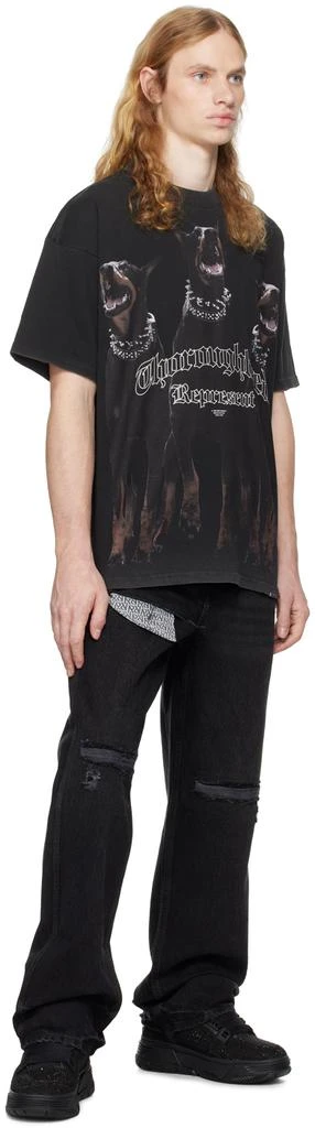 Represent Black 'Thoroughbred' T-shirt 4