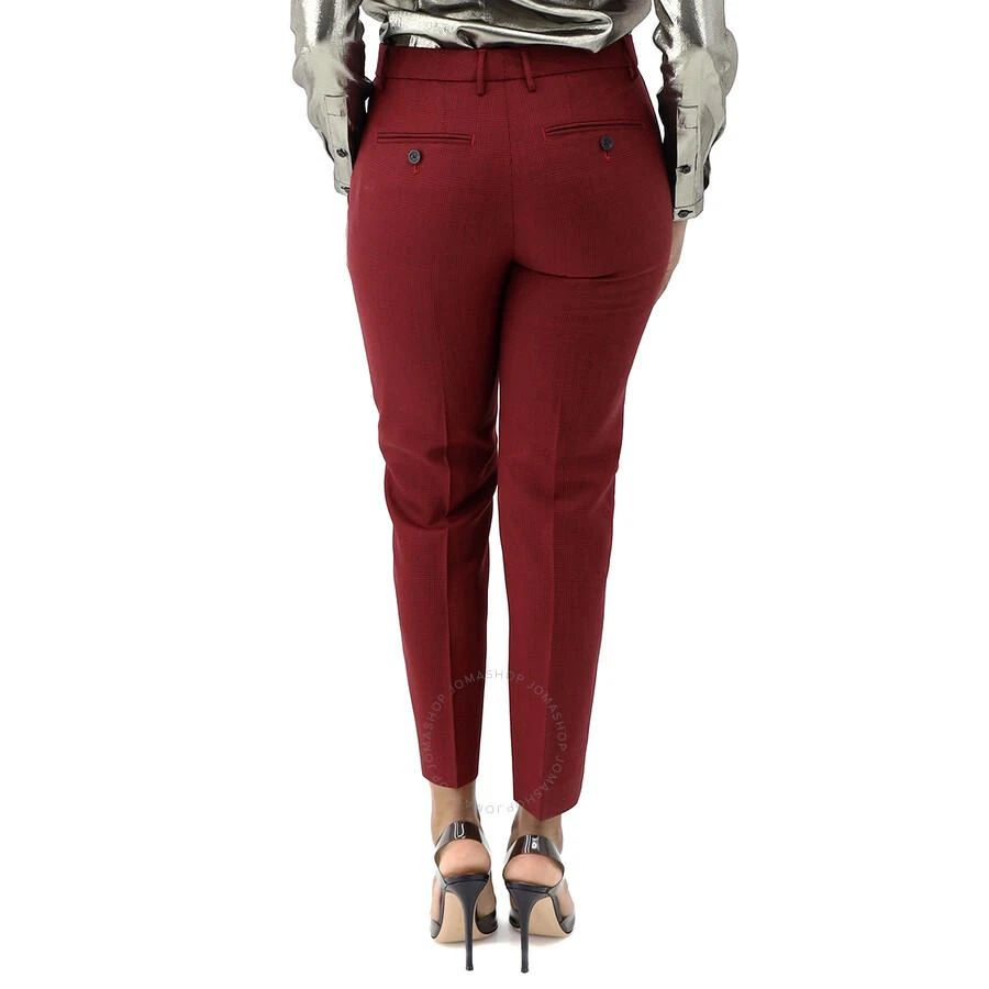 Burberry Wiluna Cage Pattern Wool Trousers 3