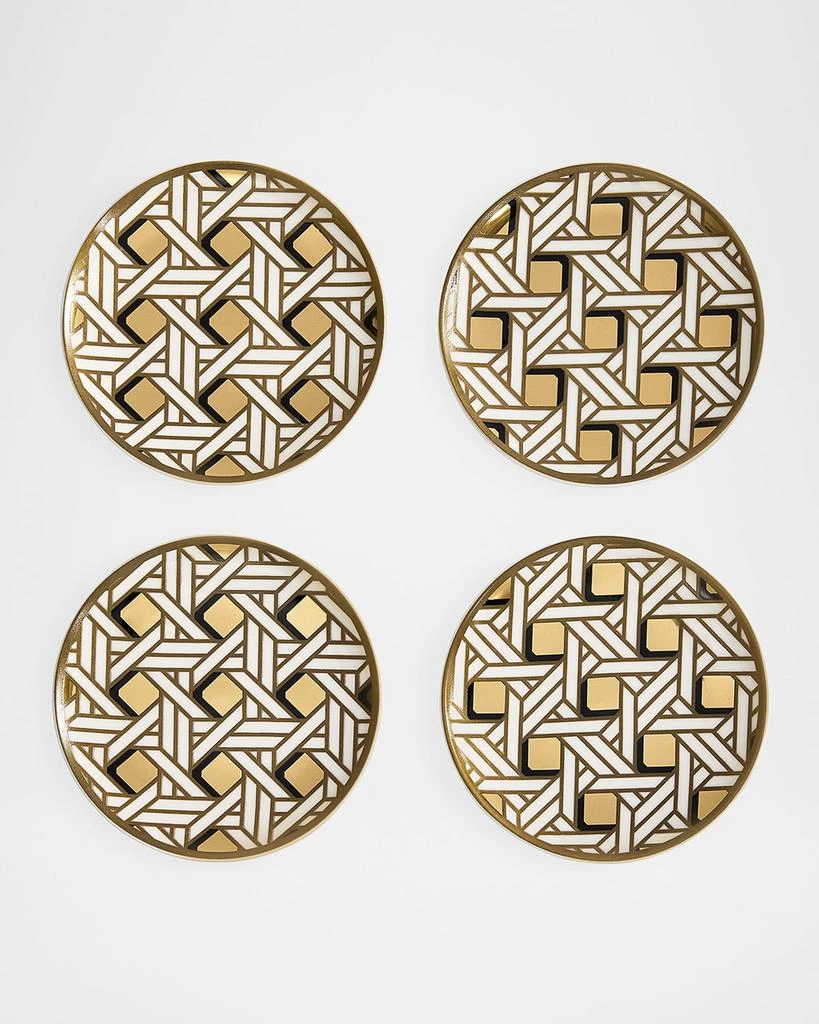 Jonathan Adler Basketweave Coasters, Set of 4 2