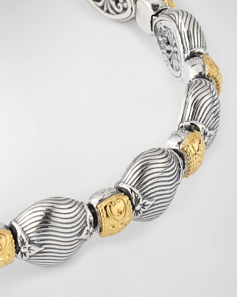 Konstantino Sterling Silver and 18K Yellow Gold Bracelet 3