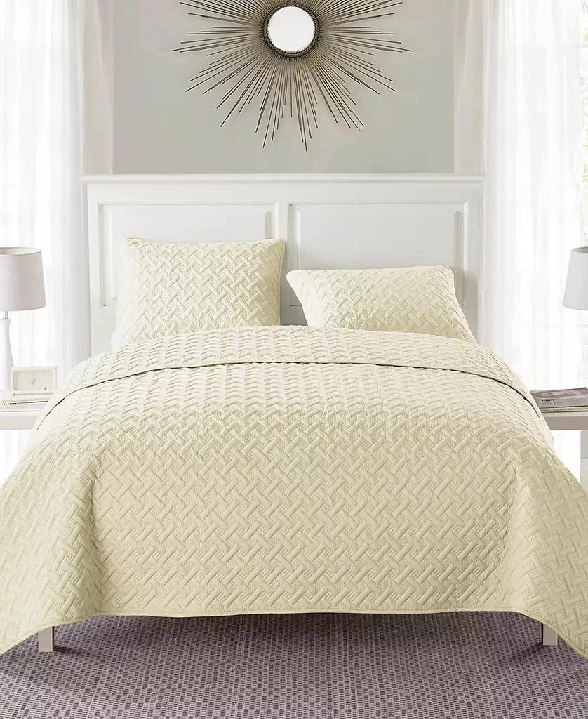 VCNY Home Nina Embossed 3-Pc.Quilt Set 1