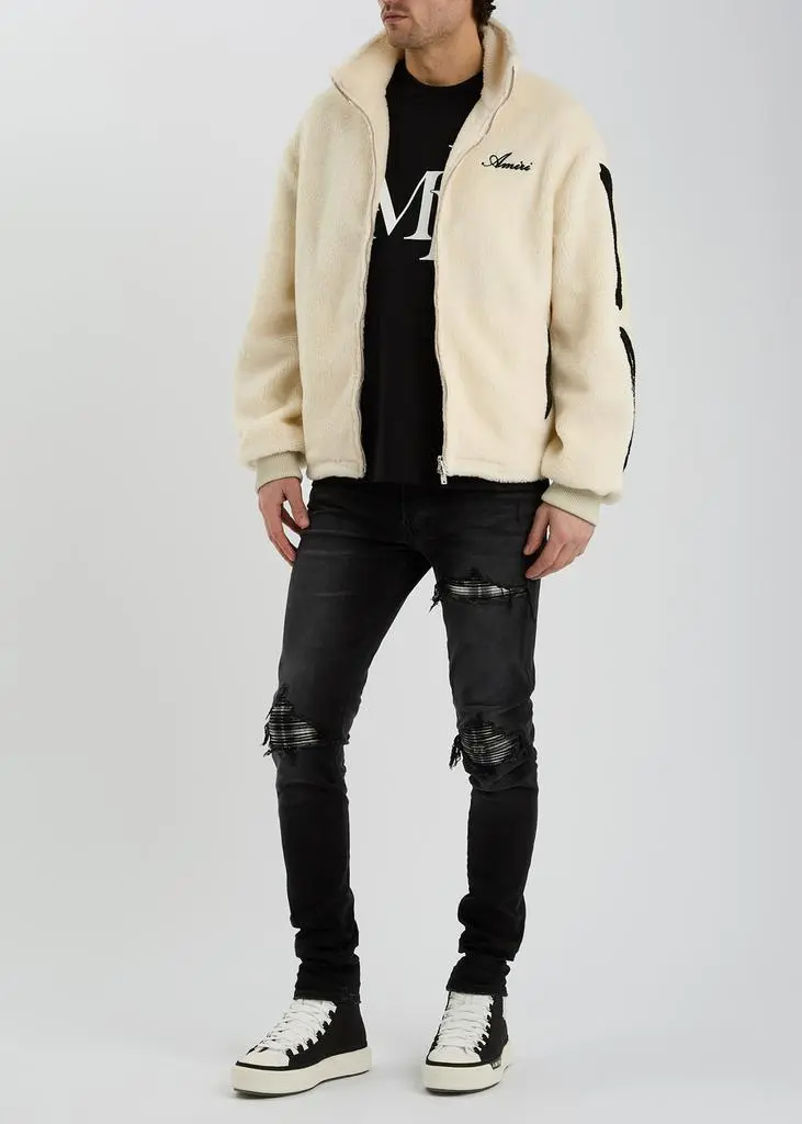 AMIRI Bones logo fleece jacket 4