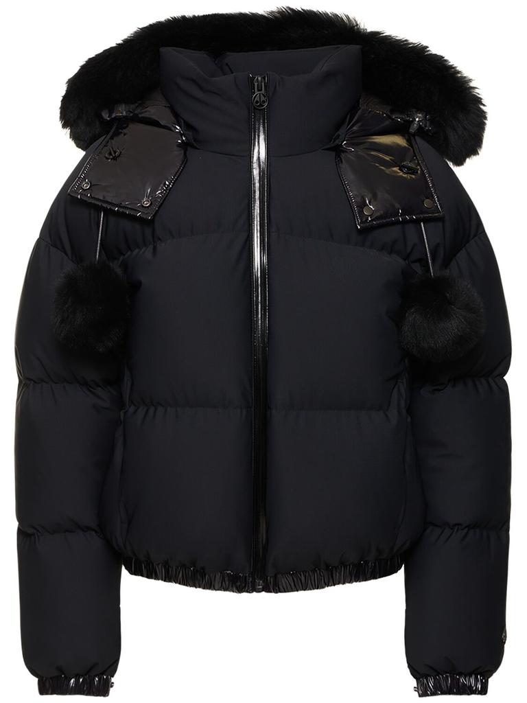 MOOSE KNUCKLES Sport Maspeth Cropped Down Jacket