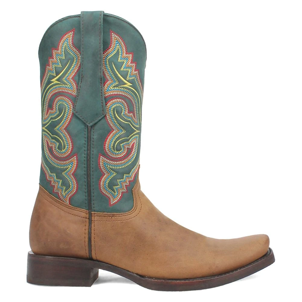 Dingo Dust Bowl Embroidered Round Toe Cowboy Boots - Free  display picture 3
