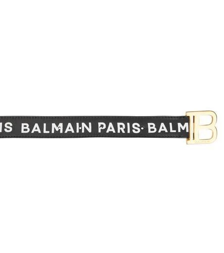 Balmain B-Belt leather belt 2
