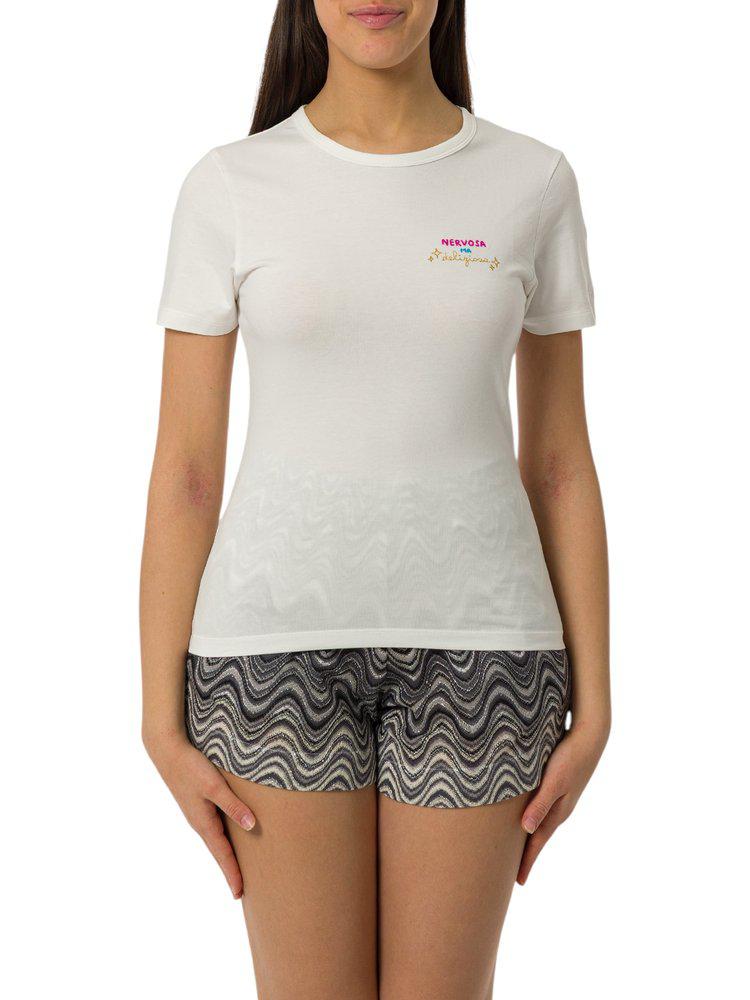 Mc2 Saint Barth Mc2 Saint Barth Embroidered T-Shirt