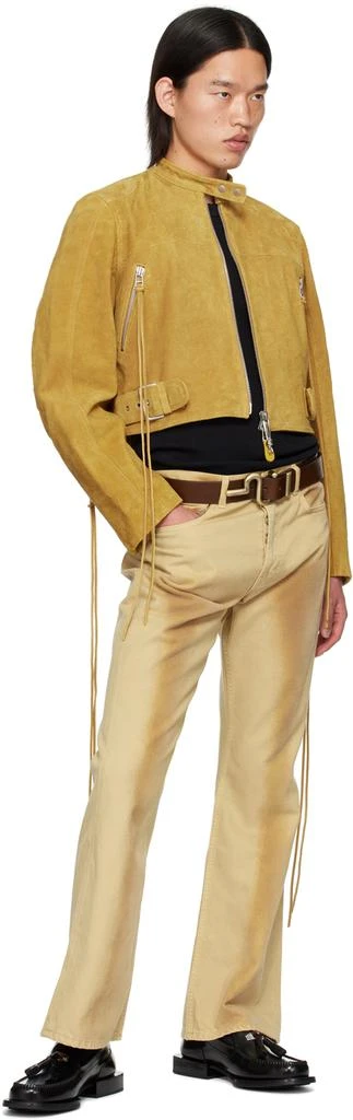 Eytys Yellow Uma Suede Jacket 4