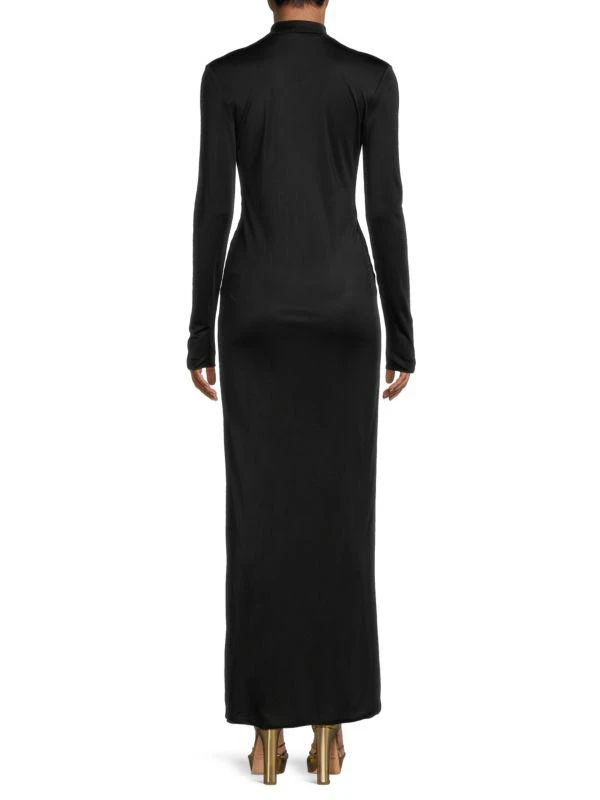 Versace Plunging Neckline Maxi Dress 2